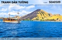 Tranh dán tường phong cảnh biển SEA509