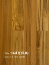Sàn gỗ Giá tỵ-Teak 120x600mm